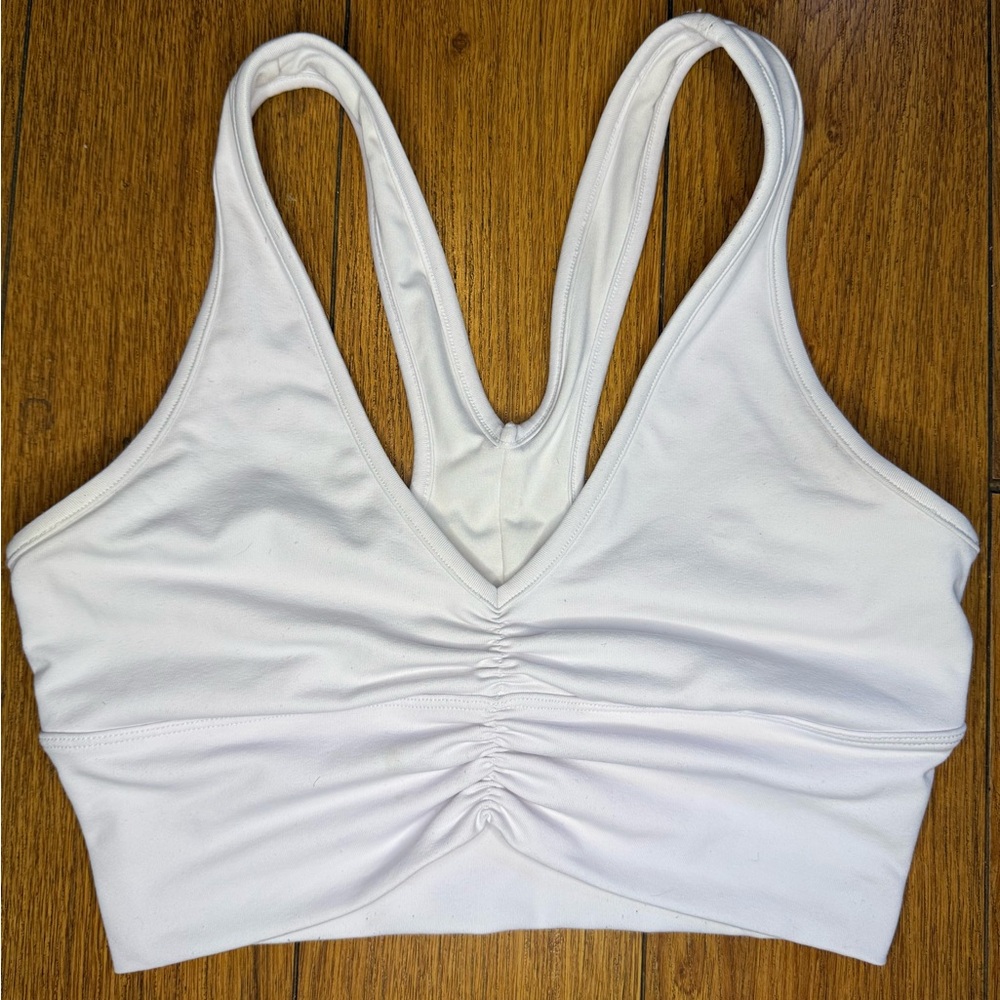 ALO Yoga Wild Thing Bra in White